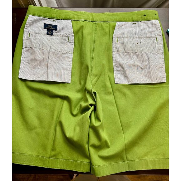 Brooks Brothers 346 Men's‎ Green Chino Shorts Sz W38 (Measures 40") Classic Fit - Picture 13 of 13
